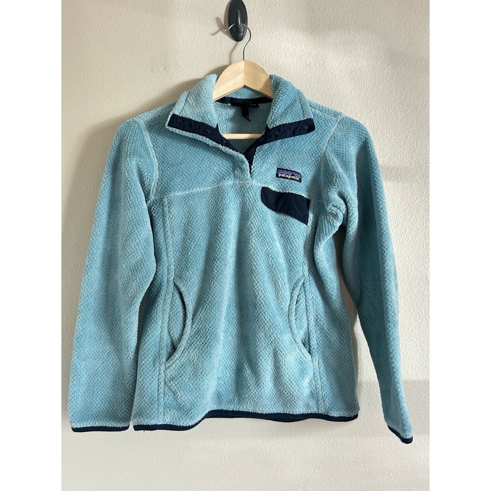 PATAGONIA Re-Tool Snap-T Fleece Pullover Jacket Women XS Blue